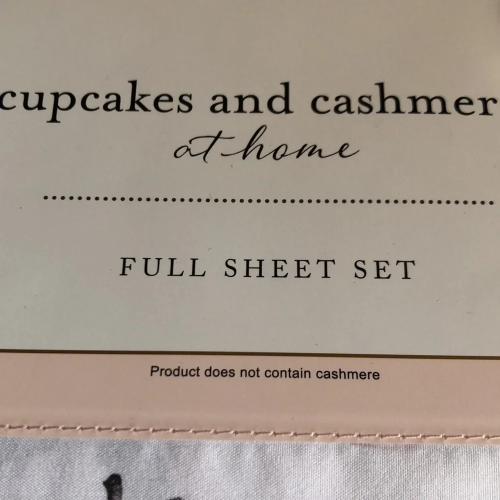 Cupcakes & Cashmere Pink Pumpkin Sheet Set - FULL